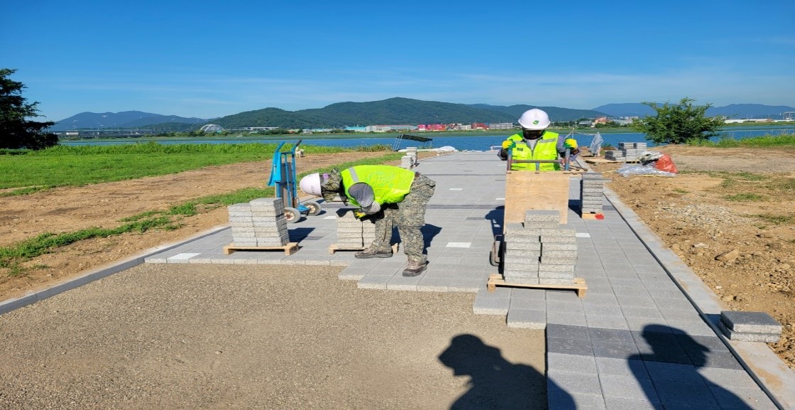 인조화강블록 포장 2(블럭포장)